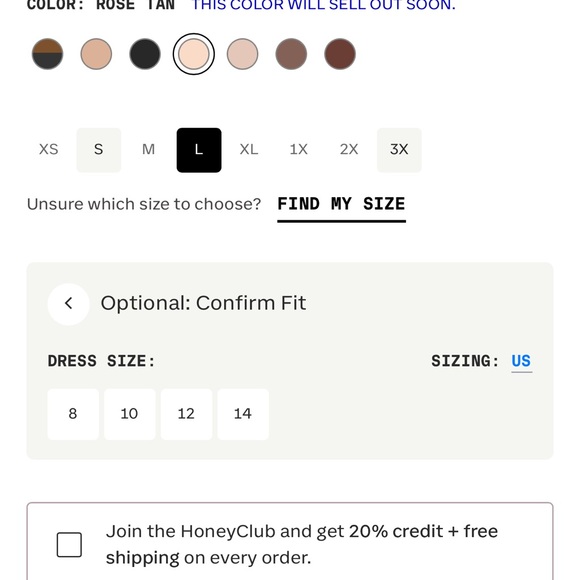 Honeylove SuperPower Short Cream Shapewear - Picture 5 of 5